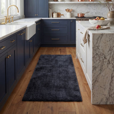 Ronalee Rectangle Shaggy Washable Area Rug