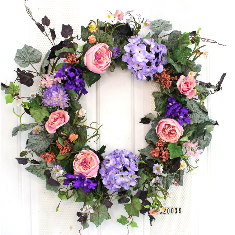 Primrue Mixed Flower 24 Foam Wreath