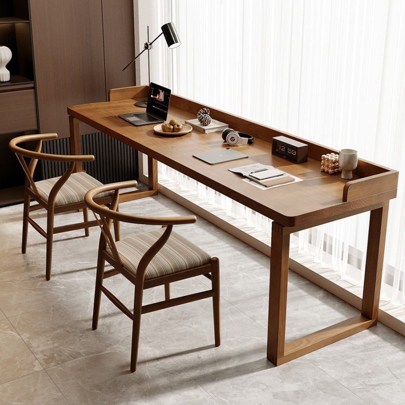 Bureau moderne et simple avec une chicane, H 29,53 po x l 55,12 po x P 23,62 po