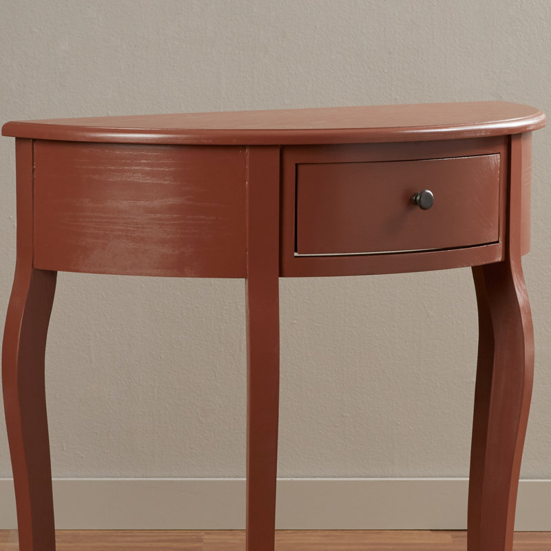 Console en bois massif 32,7 po Sadie, Brun Henna