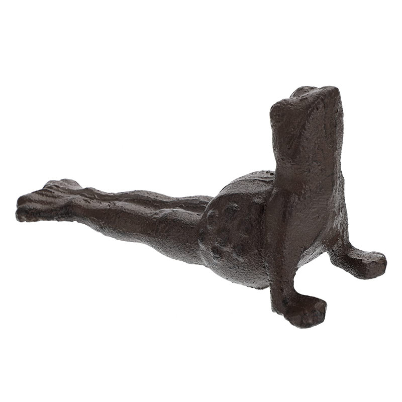 Butoir de porte grenouille en fonte - Cale de porte de plancher robuste sans perçage