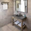 Newterra Concrete Handmade Rectangular Console Bathroom Sink-68489958-70734341