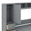 Lit escamotable double avec placard et tiroirs-122195635