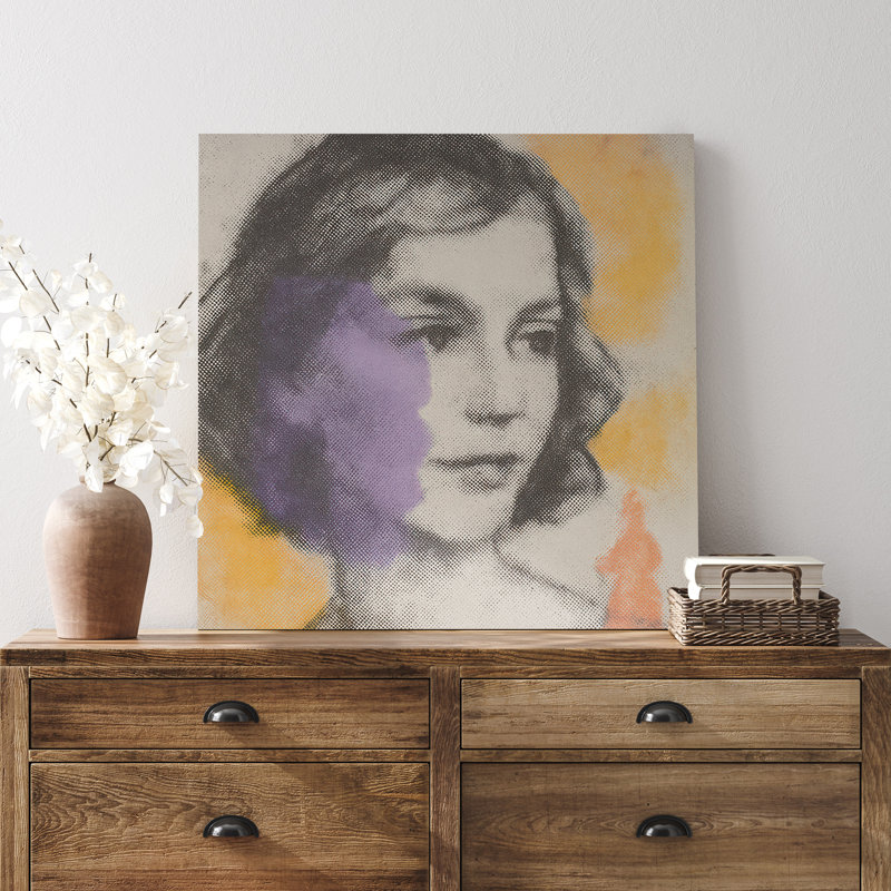 Impression sur toile, portrait de femme pour décorer le salon, Toile tendue, Ne s’applique pas, H 12,8 po x l 12,8 po
