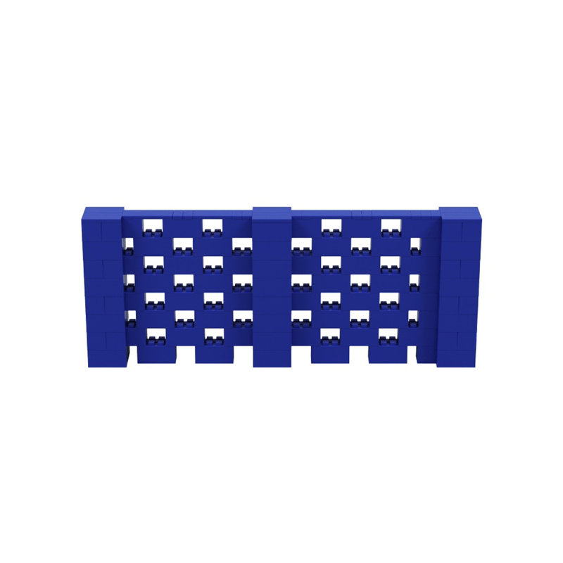 Ensemble mural 4 po de haut Everblock, Bleu, 120"