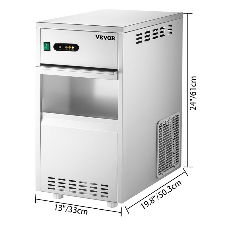 VEVOR 44 Lb. Daily Production Crushed Ice Freestanding Ice Maker