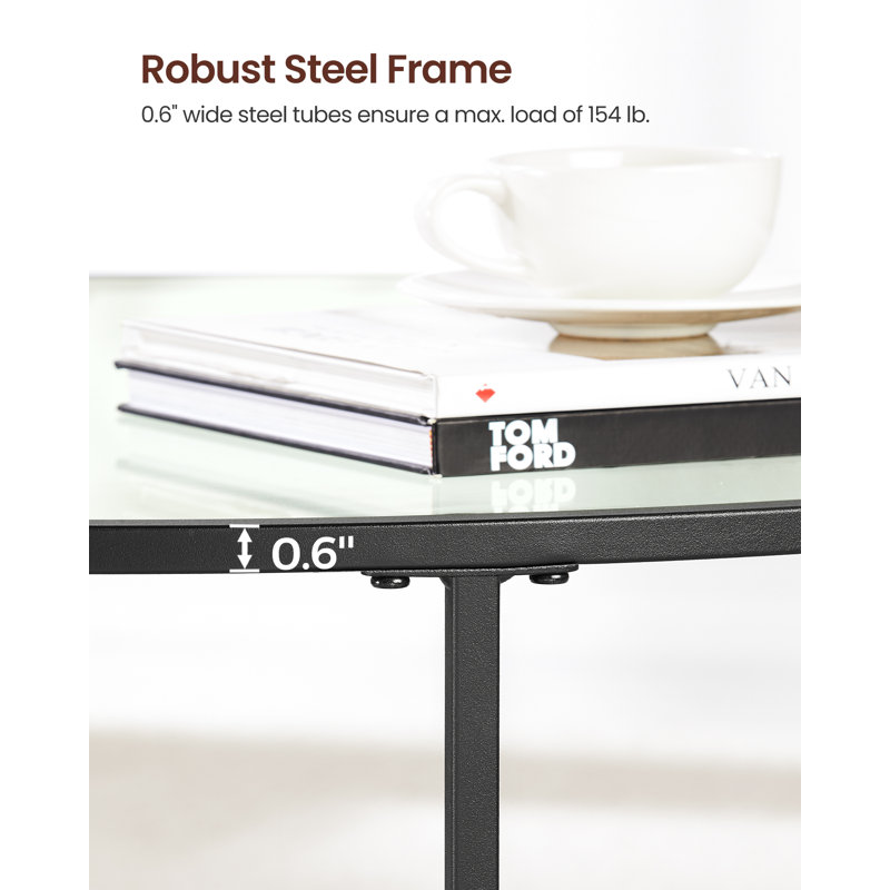 Table basse Lyra, Noir
