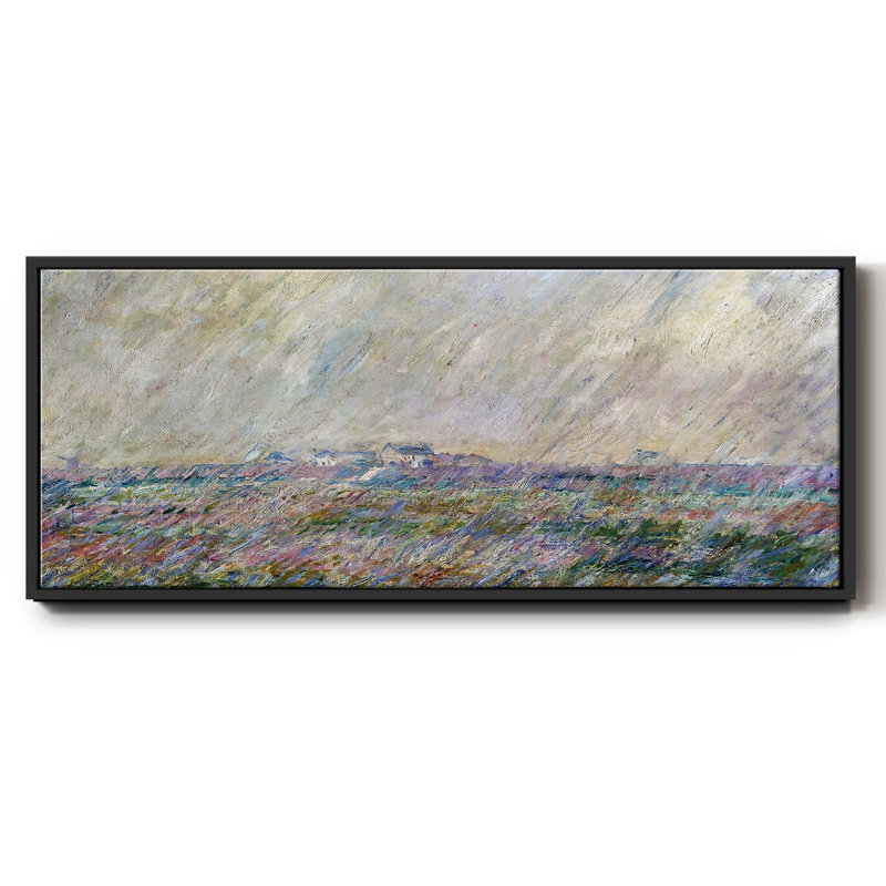 La pluie, 1886 - Toile encadrée, H 8 po x l 20 po