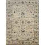 Beige Machine-Made Polypropylene Distressed Bohemian Isabella Rug by , Stylish and Durable Area Rug for Adding a Bohemian Touch to Your Living Room, Bedroom, Office, or Home Décor