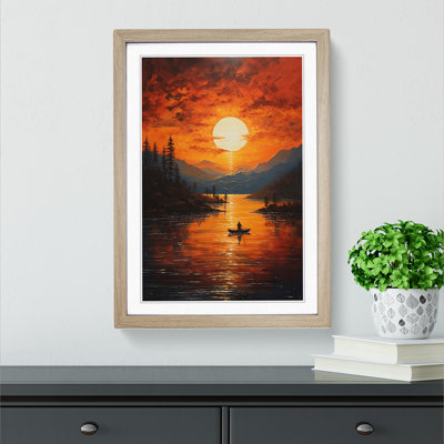 Lake Action No.2 - Framed Print