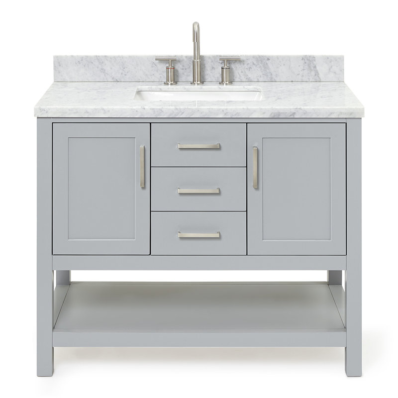 Bayhill 43'' W Single Vanity, Gray