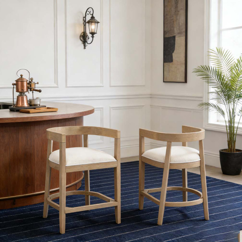 Rubberwood Counter Stool
