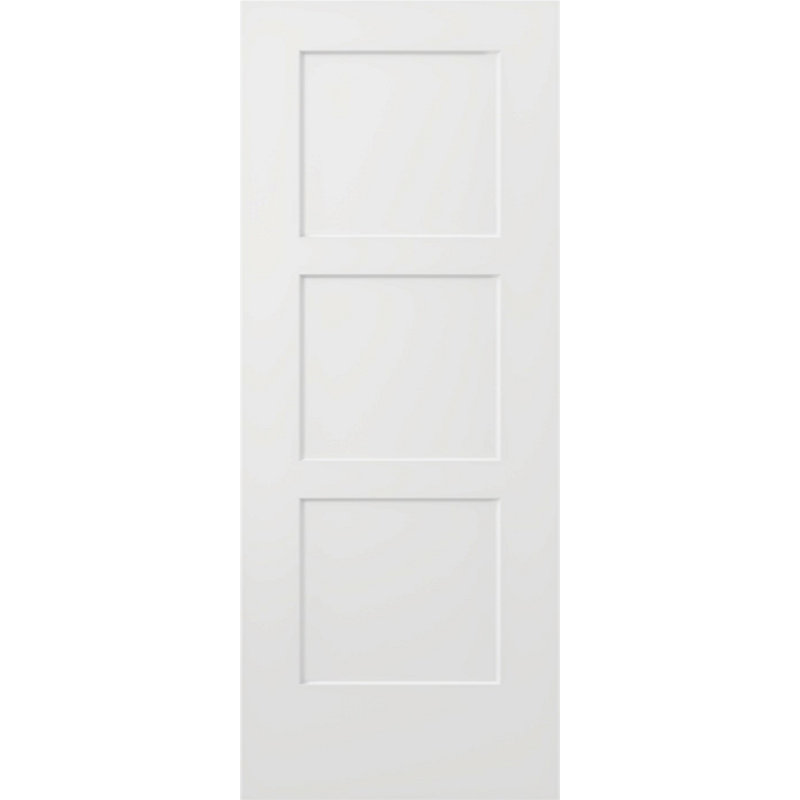Porte standard en bois manufacturé à panneau massif Birkdale, 18 po x 80 po