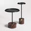 Chit Chat Marble Pedestal End Table-2038612067-2038612071