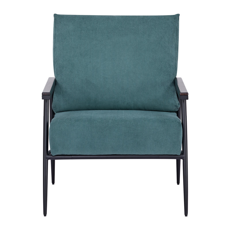 Fauteuil Karionna, 100 % polyester vert