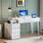 Katzir 55.12'' W Reversible Desk with Drawers