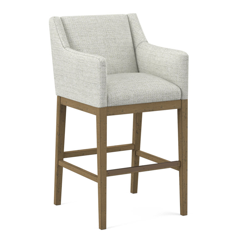 Upholstered Stool, 61703-88, Black