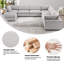 Canapé modulaire avec repose-pieds 8 pièces Minimalist-1740086670