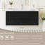 Meuble-lavabo mural flottant en bois 48 po avec lavabo, surface solide, tiroirs à fermeture en douceur, peu encombrant, faible consommation d'eau