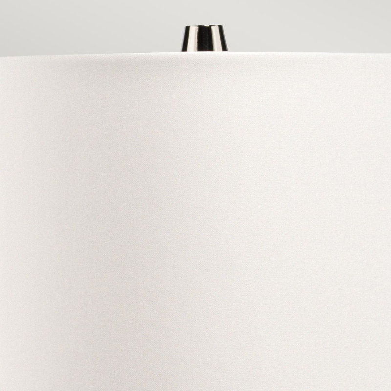 Morrisdale Glass Table Lamp, Transparent, White