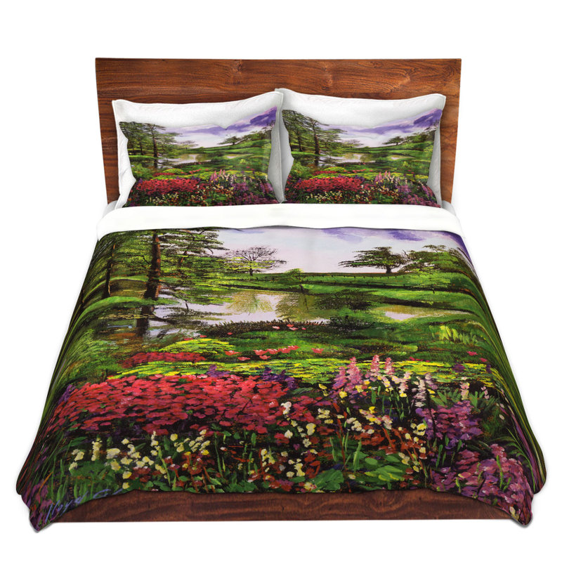  Housses de couette en microfibre Lakeside Garden, Très grand