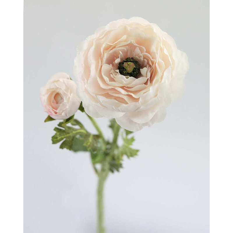 Renoncule rose artificielle 19,5 po, Rose