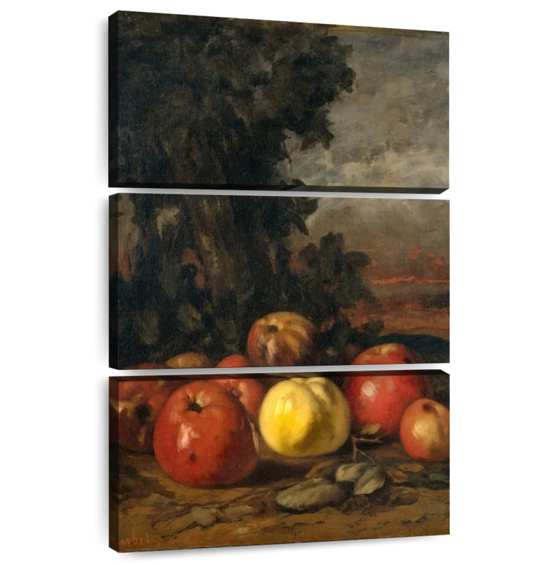 Yarlin Still Life With Apples 1872, 32" H x 20" W