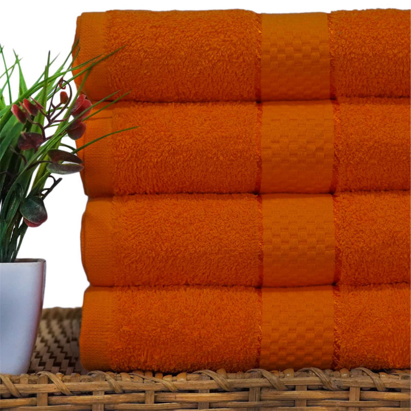 100% Cotton Bath Sheet, Orange