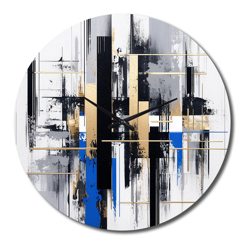 Horloge murale Bold Stripes II, Grand