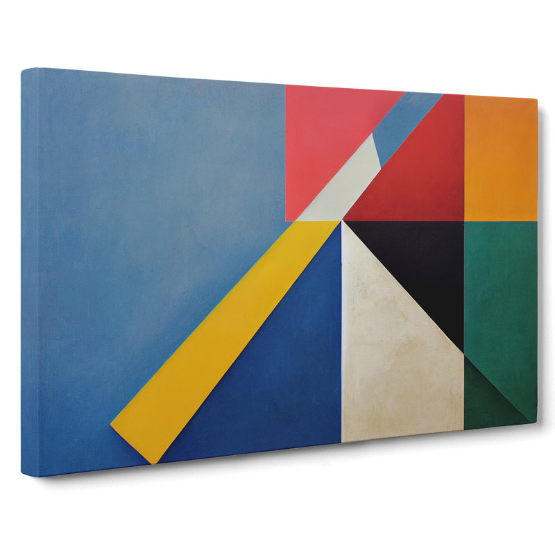 XXX-H1022-WF-8679X Suprematism Art Abstract Vol.3 - Wrapped Canvas Print
