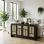 Buffet 59 po en rotin noir