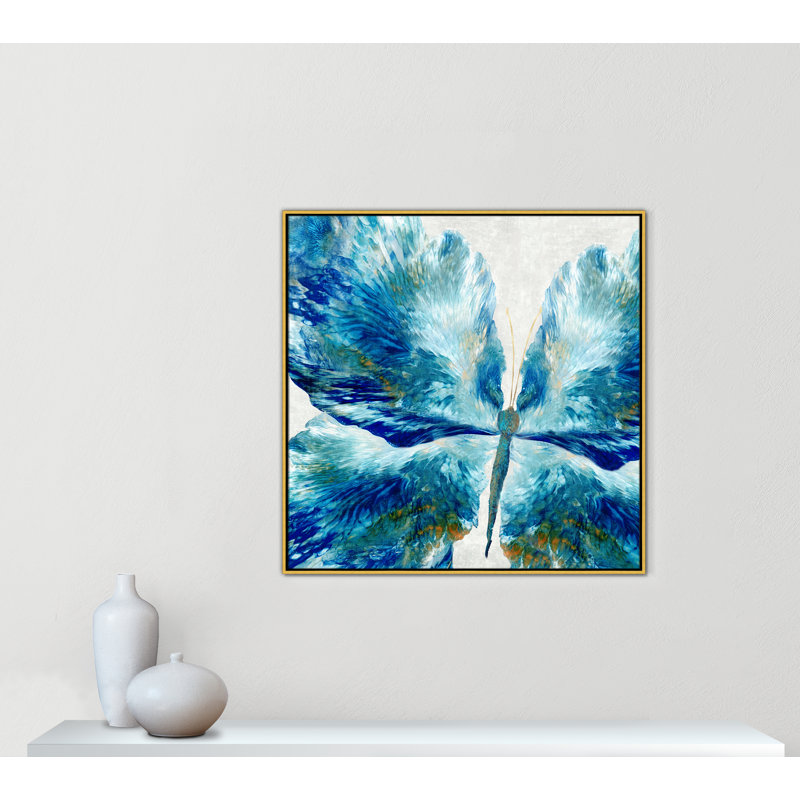 «Take Flight Print» par Eva Watts, Or, H 41,5 po x l 41,5 po