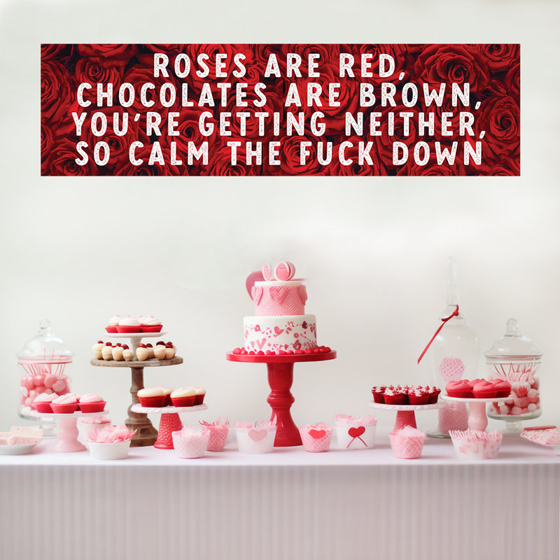 Bannières / enseignes de la Saint-Valentin