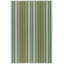 Caravan Stripe Multi Machine Printed Washable Rug-407237508