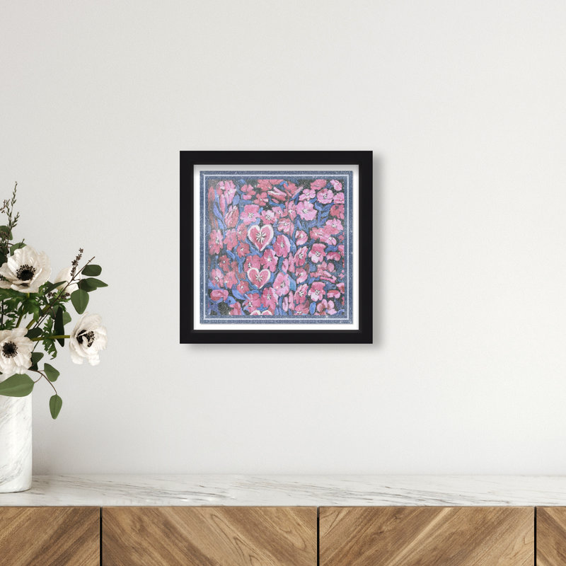 Yours Forever Print by Oliver Gal, 13.5"H x 13.5"W, Black Shadowbox
