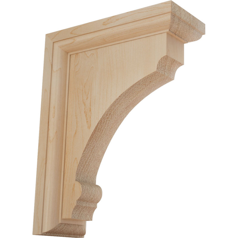 Support en bois Thompson, Érable, H 8 po x l 2,5 po x P 6 po