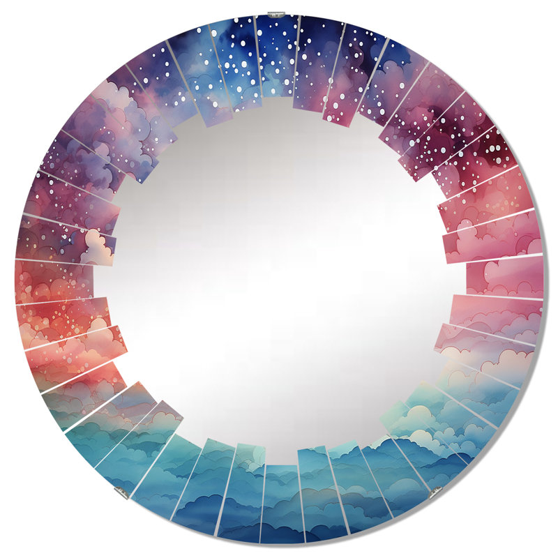 Unionvale - Miroir mural rond, 32 po x 32 po