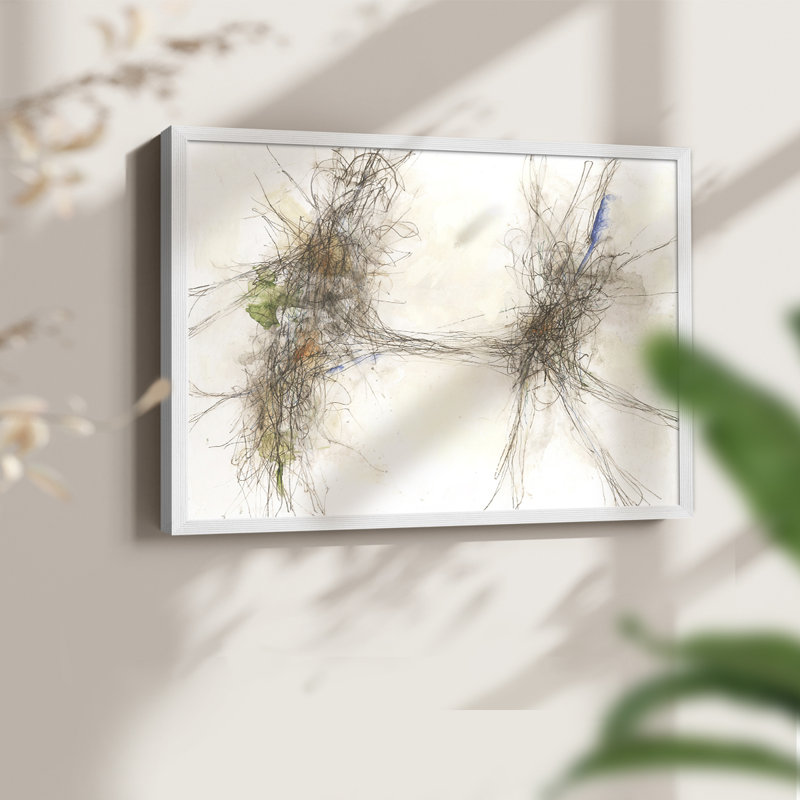 Earth Earth II - Impression encadrée - Restickable, Blanc, H 11 po x l 14 po