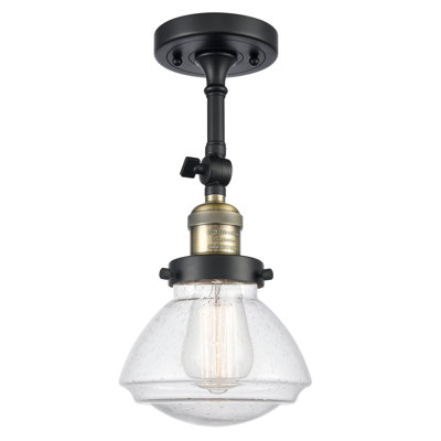 Plafonnier semi-encastré 1 lumière 6,75 po Chesterville