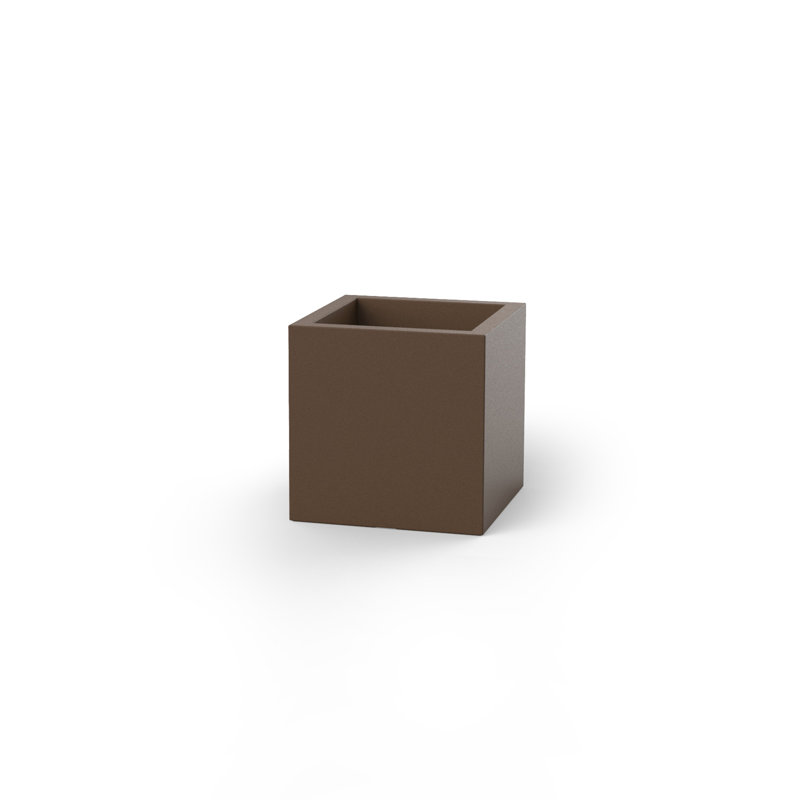 Pot de fleurs en résine Nano, H 4 po x l 4 po x P 4 po, Bronze