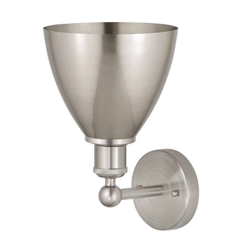 Applique murale Fallon, Nickel satiné brossé, Nickel satiné brossé