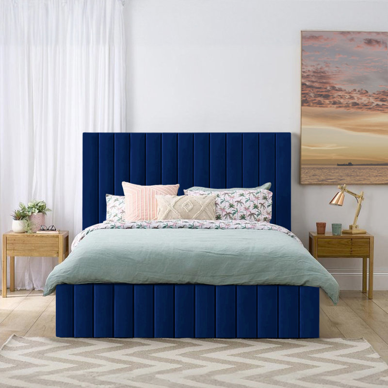Nevan Bed, Double (4'6), Marine