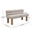 Banc de salle à manger en tissu-114230136