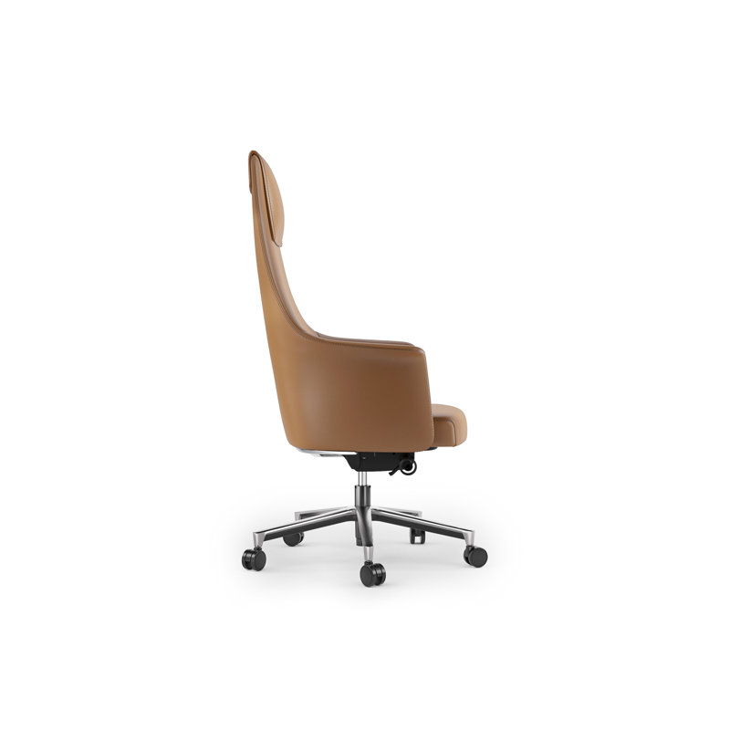 Bolo Swivel Executive Chair, Saddle