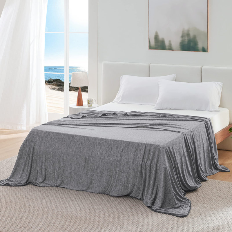 Couverture pour lit double Sleepers, Gris foncé