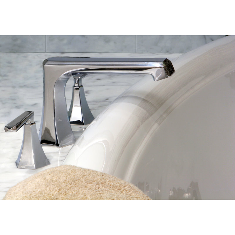McMillan 2 Handle Deck Roman Tub Faucet, Chrome