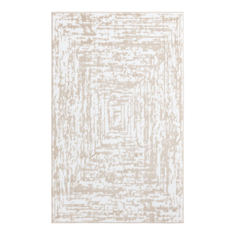 Oak Brook Abstract Indoor Rug, Rectangle 3'3" x 5'3"