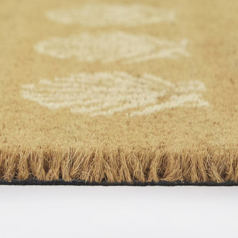 Seashell White Coastal Doormat