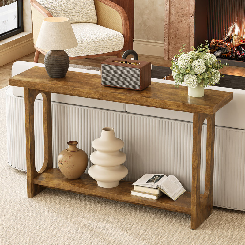  Table basse 54 po , Brun