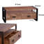 Table basse avec rangement de style traîneau